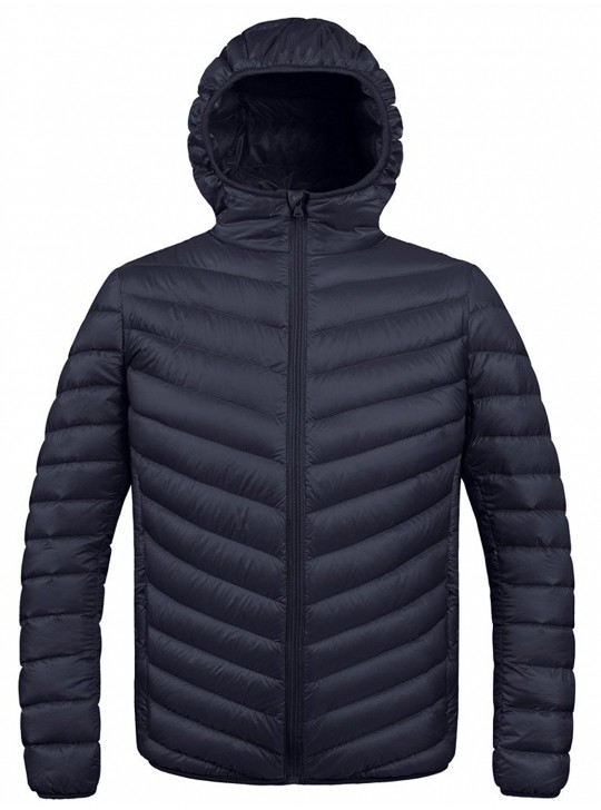ZSHOW Men's Winter Hooded Packable Down Jacket
